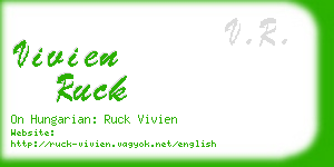 vivien ruck business card